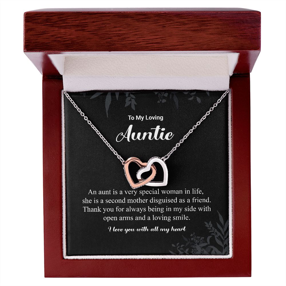 To My loving Auntie She Is A Second Mother Disguised As A Friend