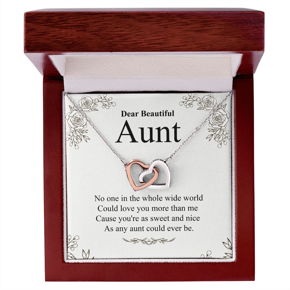 Dear Beautiful Aunt No One In The Whole  Wide World Could Love You More Than Me