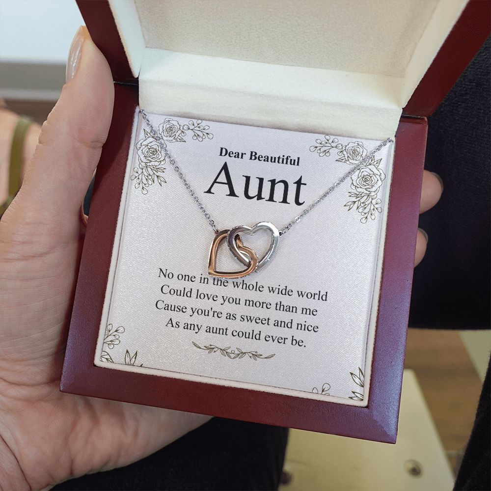 Dear Beautiful Aunt No One In The Whole  Wide World Could Love You More Than Me
