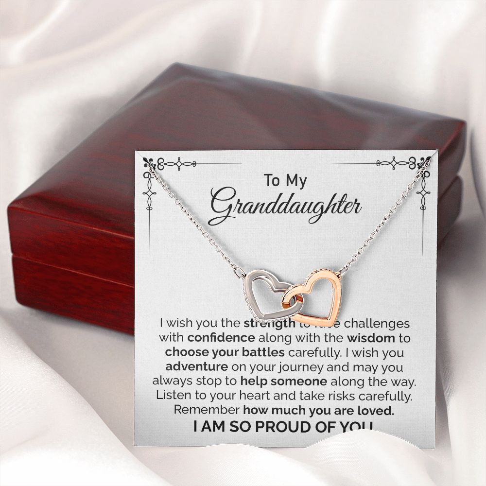To My Granddaughter From Grandfather And Grandmother
