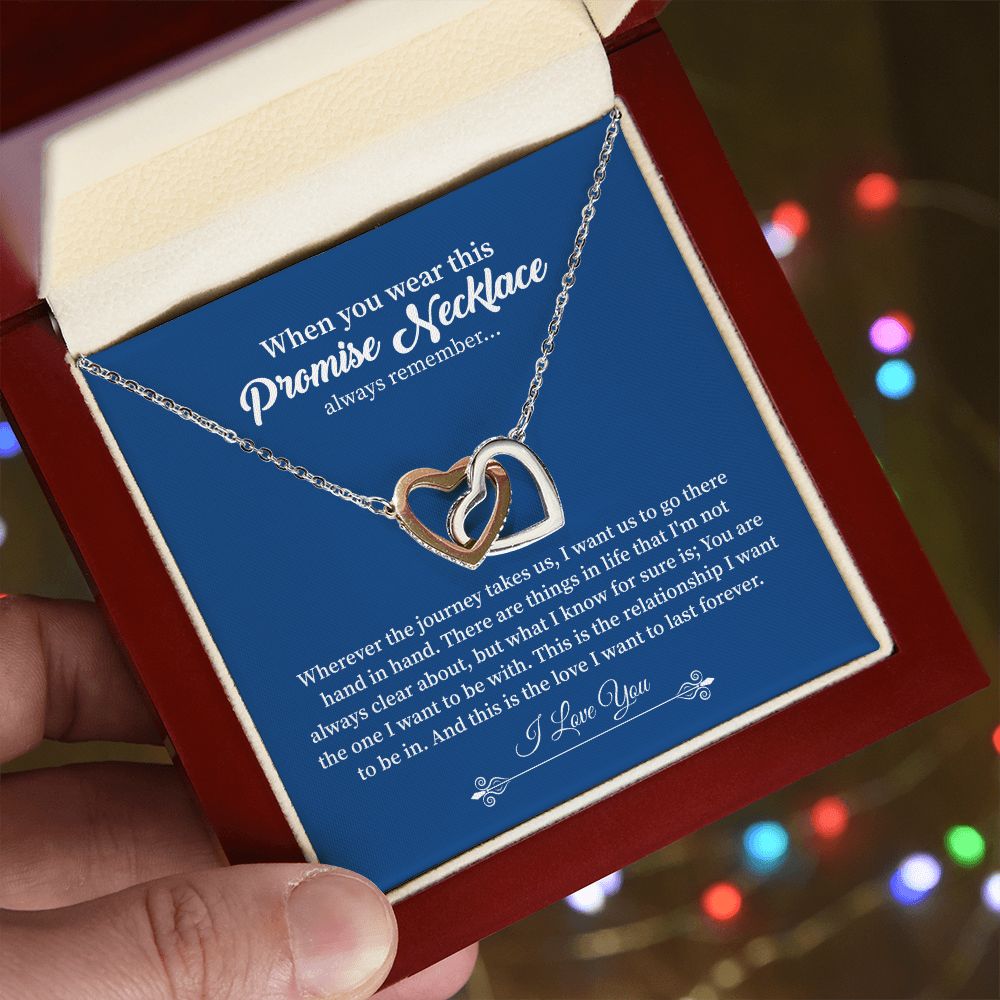 When You Wear This promise Necklace Always Remember This Is My love I Want To Last Forever