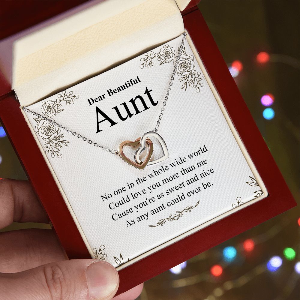 Dear Beautiful Aunt No One In The Whole  Wide World Could Love You More Than Me