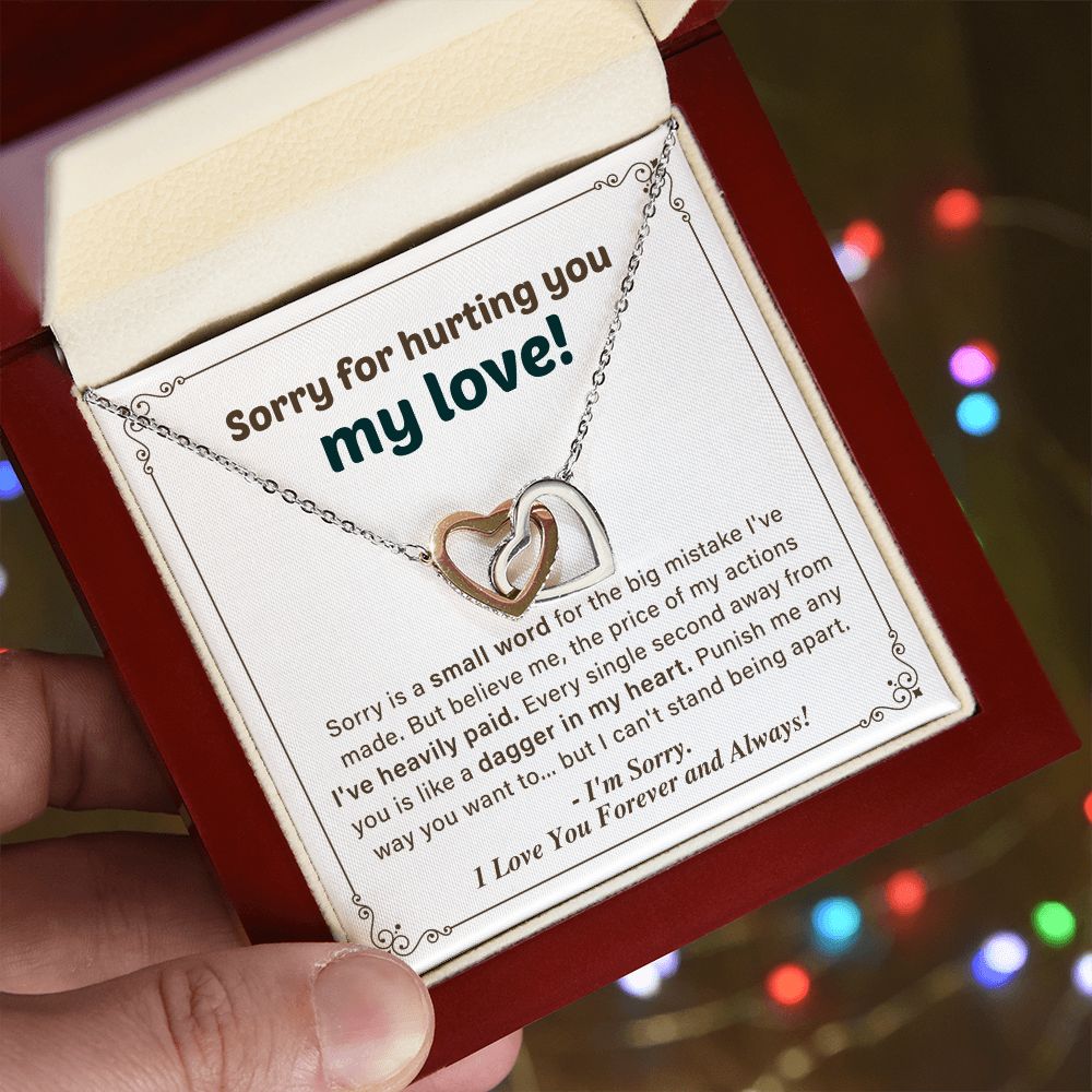 Apology Gift Sorry For Hunting You My Love I Love you Forever