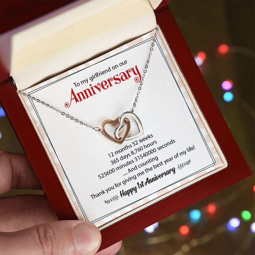 To My Girlfriend On Our Happy 1st Anniversary Thank You For Giving Me The Best Year Of My Life
