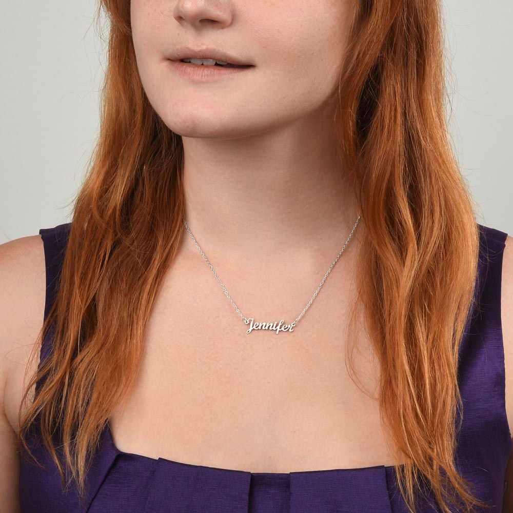 To My Bestie Personalized Custom Name Necklace For Best Friends