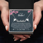 To My Bestie Personalized Custom Name Necklace For Best Friends