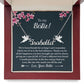 To My Bestie Personalized Custom Name Necklace For Best Friends