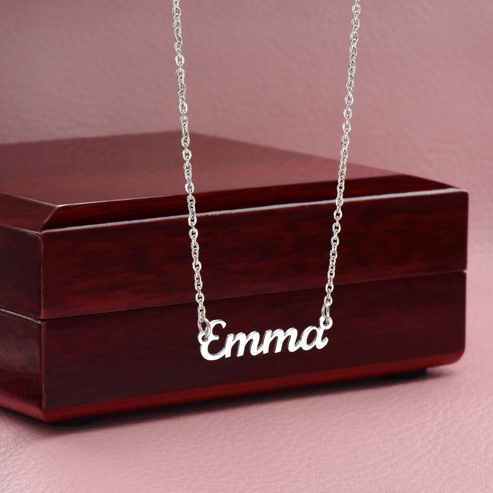 To My Bestie Personalized Custom Name Necklace For Best Friends