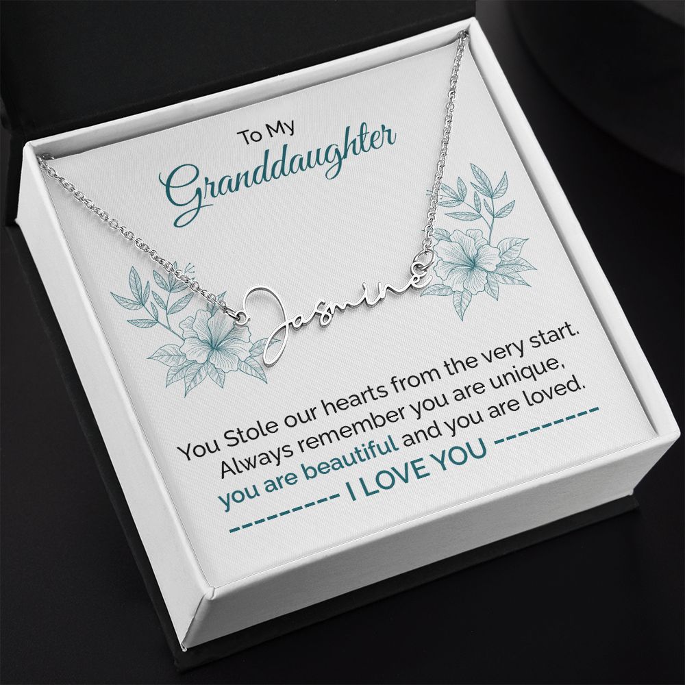 To Granddaughter You Are Beautiful And You Are loved, I Love You