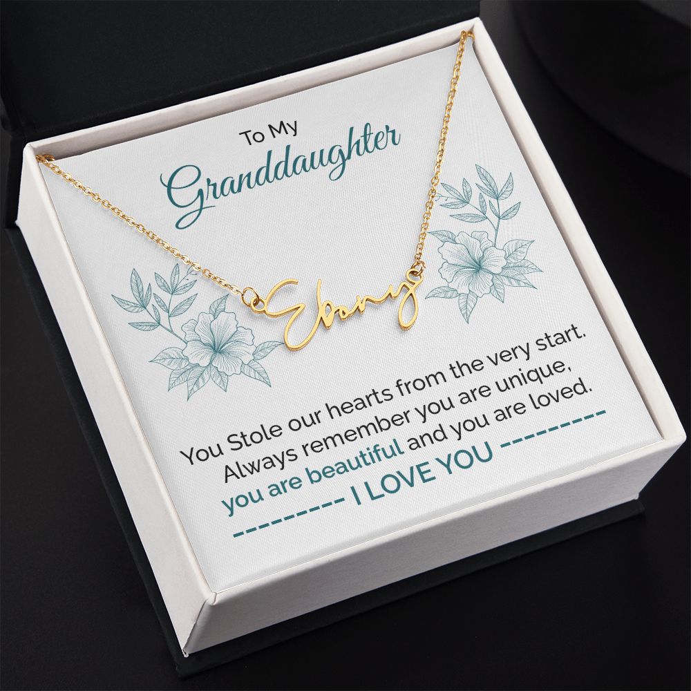 To Granddaughter You Are Beautiful And You Are loved, I Love You