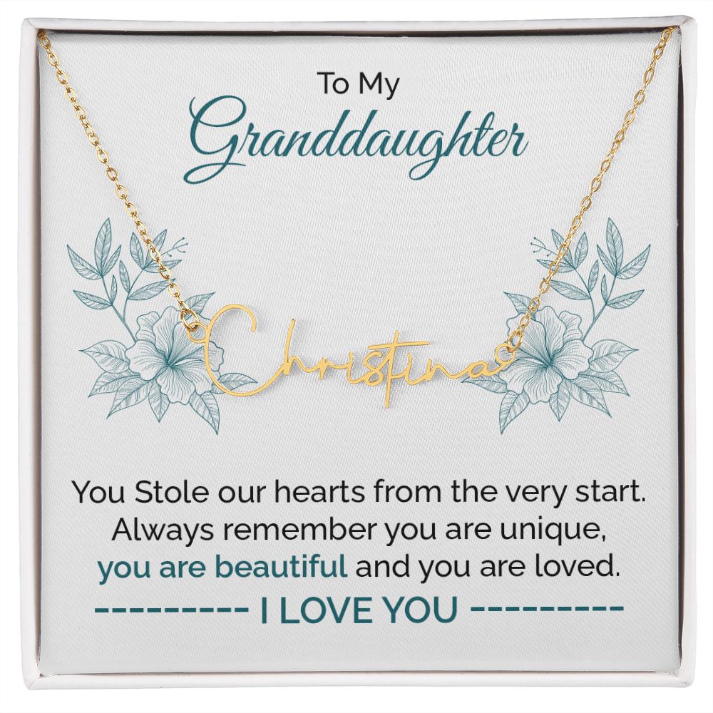To Granddaughter You Are Beautiful And You Are loved, I Love You