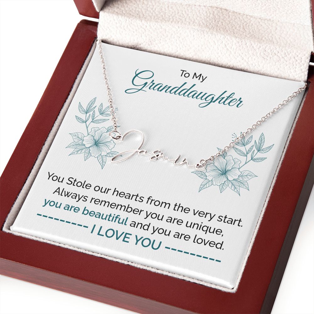 To Granddaughter You Are Beautiful And You Are loved, I Love You