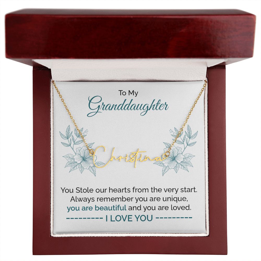 To Granddaughter You Are Beautiful And You Are loved, I Love You