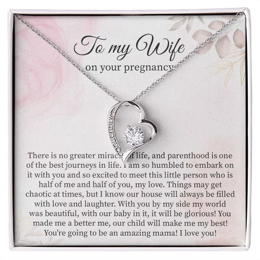 To My Wife On Your Pregnancy Jewelry From Husband