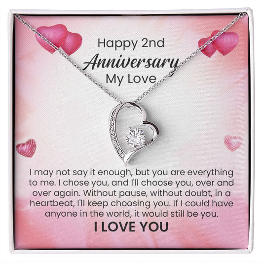 Happy 2nd Anniversary My Love I Love You