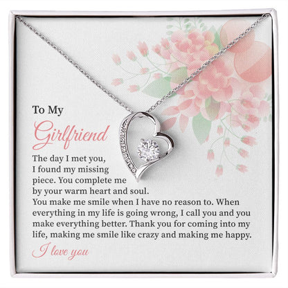 To My Girlfriend Making Me Smile Like Crazy And Making Me Happy, I Love you