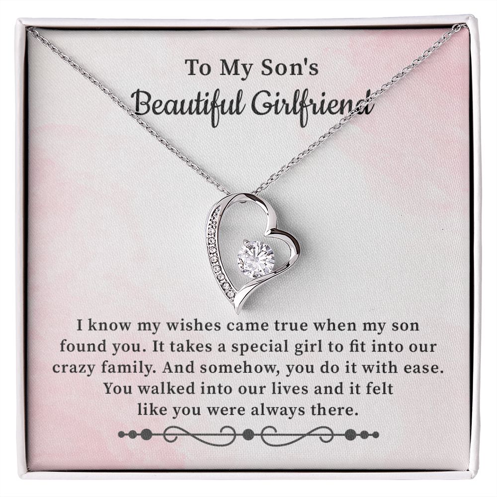 To My Son's Beautiful Girlfriend You Walked Into Our Lives And It Felt Were Always There