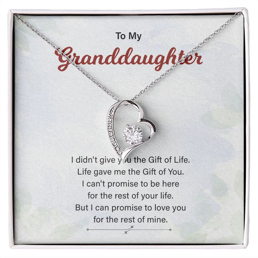 To My Granddaughter I Can promise To Love You For The Rest Of Mine