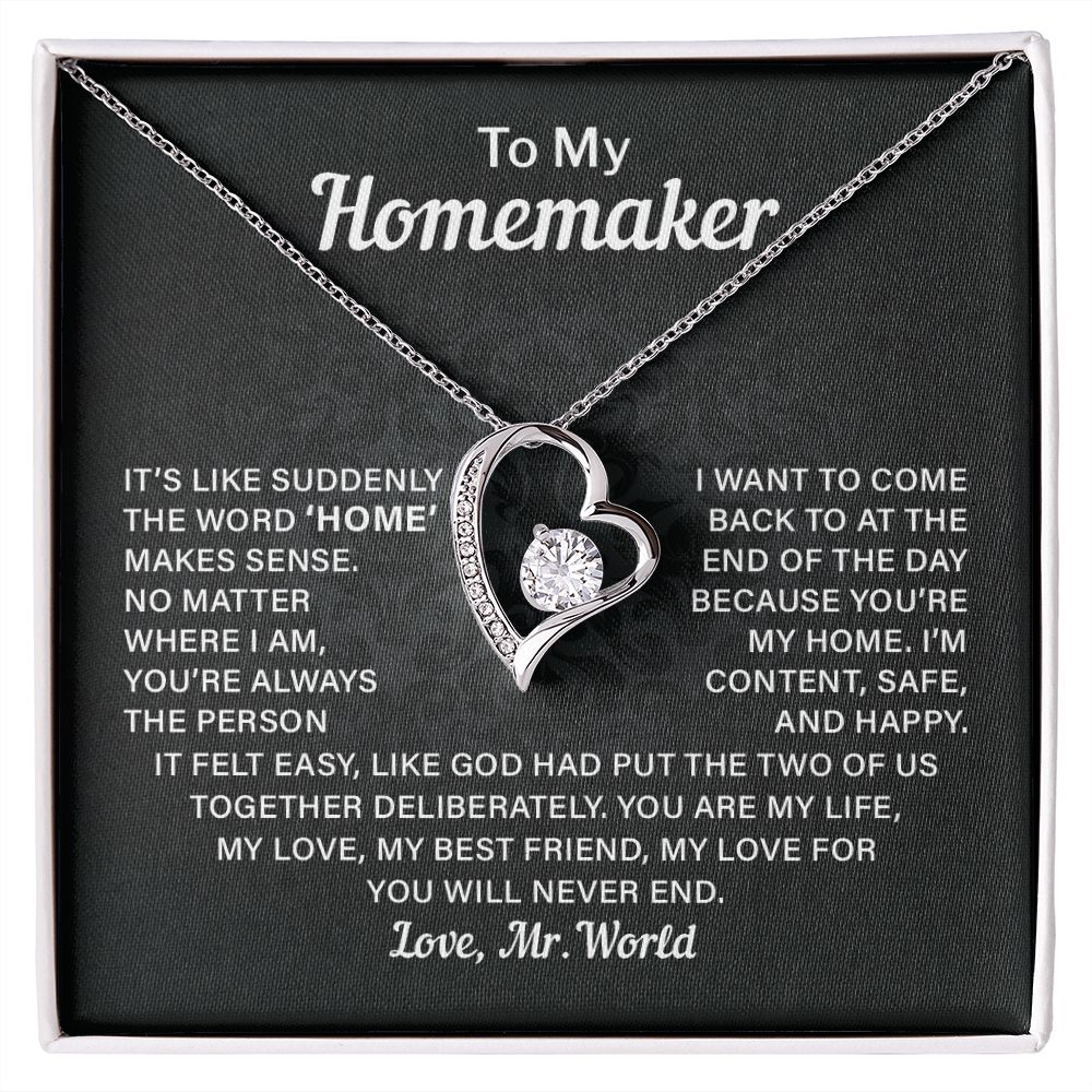 To My Homemaker, My Best Friend My Love For You Will Never End Love, Your Mr. World