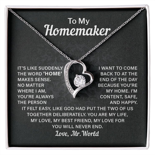 To My Homemaker, My Best Friend My Love For You Will Never End Love, Your Mr. World
