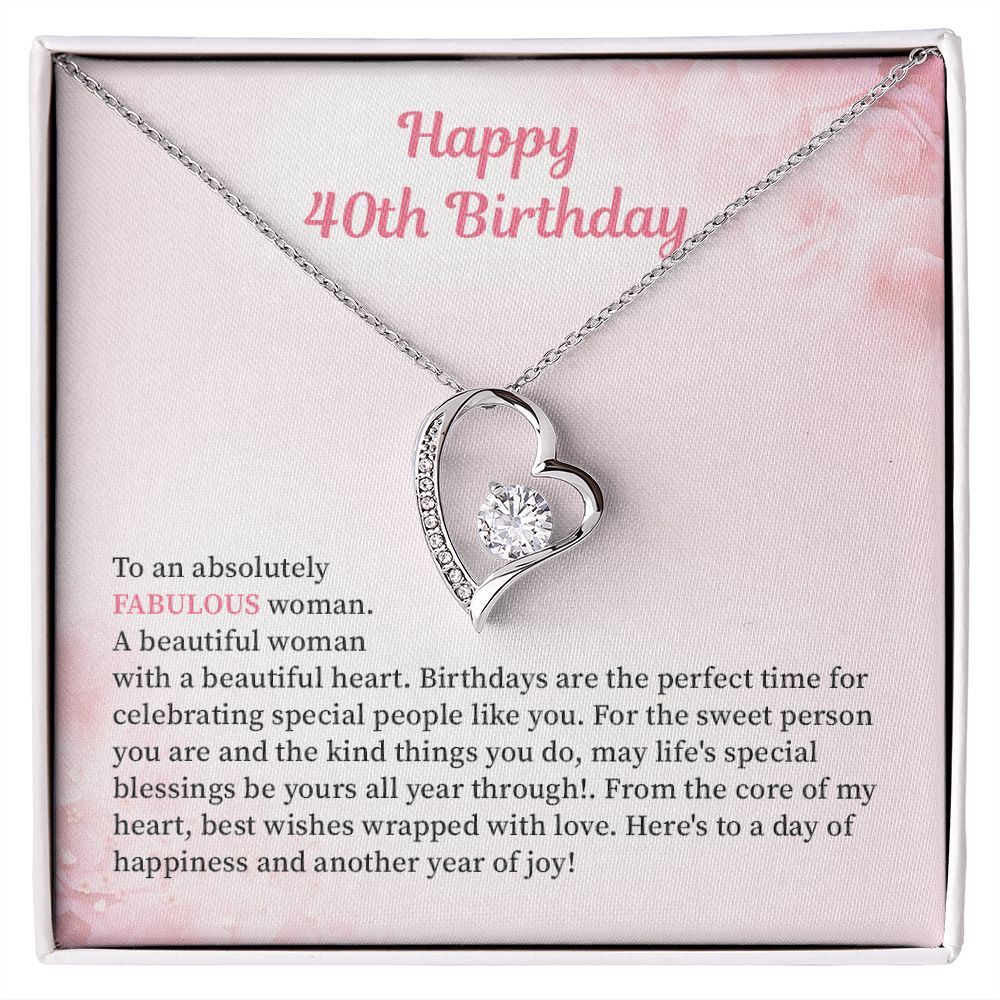 Happy 40th Birthday Here's To A Day Of Happiness And Another Year Of Joy