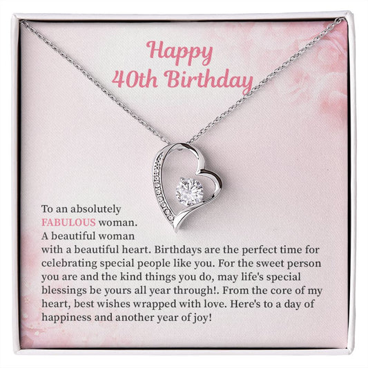Happy 40th Birthday Here's To A Day Of Happiness And Another Year Of Joy