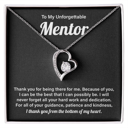 To My Unforgettable Mentor I Thank You From The Bottom Of My Heart