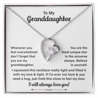To My Granddaughter Your Are The Most Unique Star in The Universe Always