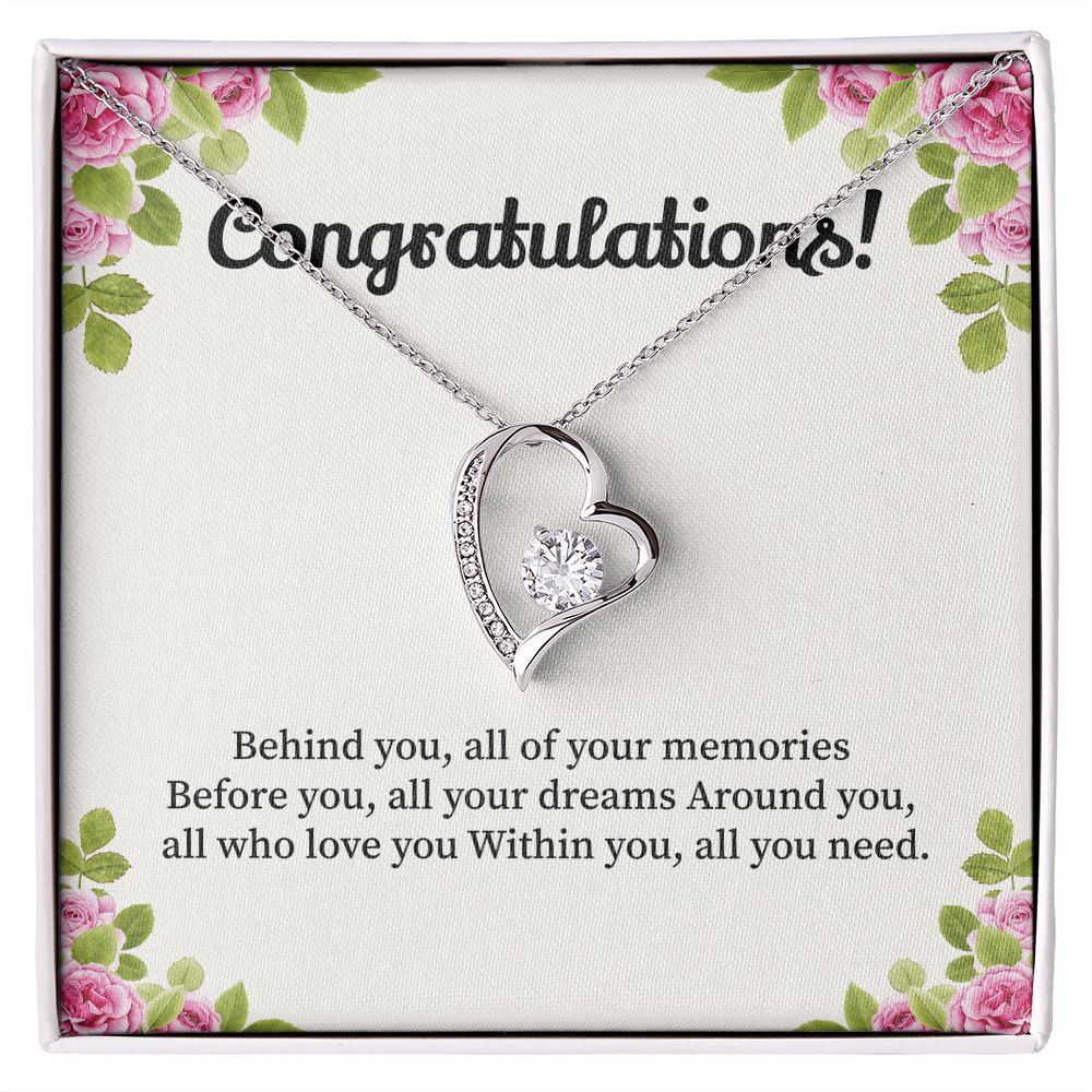 Congratulations Behind You, All Of Your Memories Before You