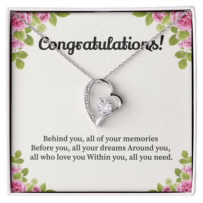 Congratulations Behind You, All Of Your Memories Before You