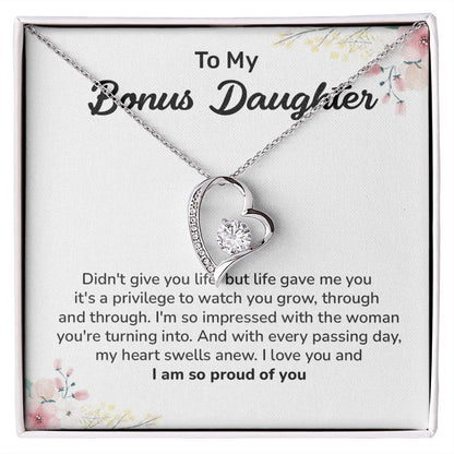 To My Bonus Daughter My Heart Swells Anew, I Love You and I Am So Proud Of You