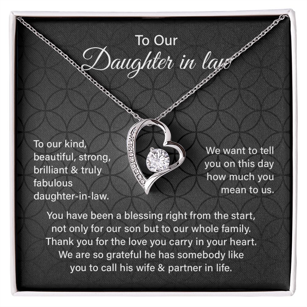 To Our Daughter In law We Are So Grateful He Has Somebody Like