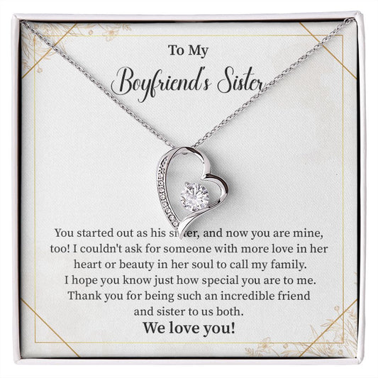 boyfriend's sister - you started out as his