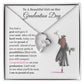 Graduation Necklace for Daughter With Heart Pendant