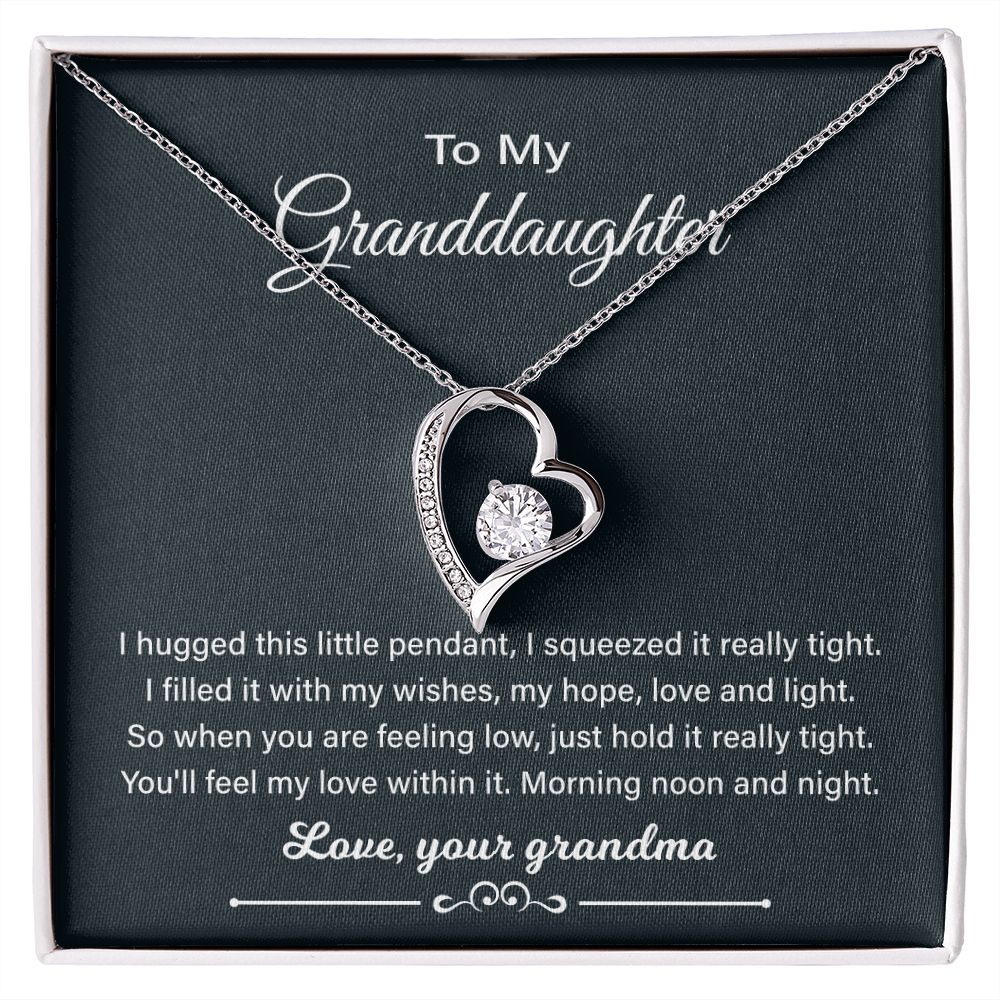 To My Granddaughter I Filled it With My Wish, My Hope, Love And Light
