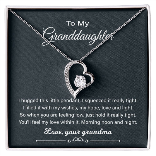 To My Granddaughter I Filled it With My Wish, My Hope, Love And Light