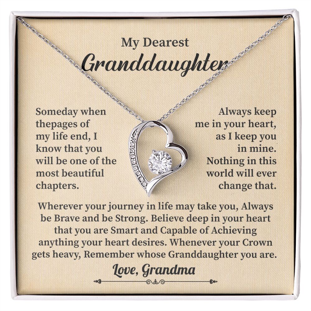 My Dearest Granddaughter I keep You In Mine Love, Grandma