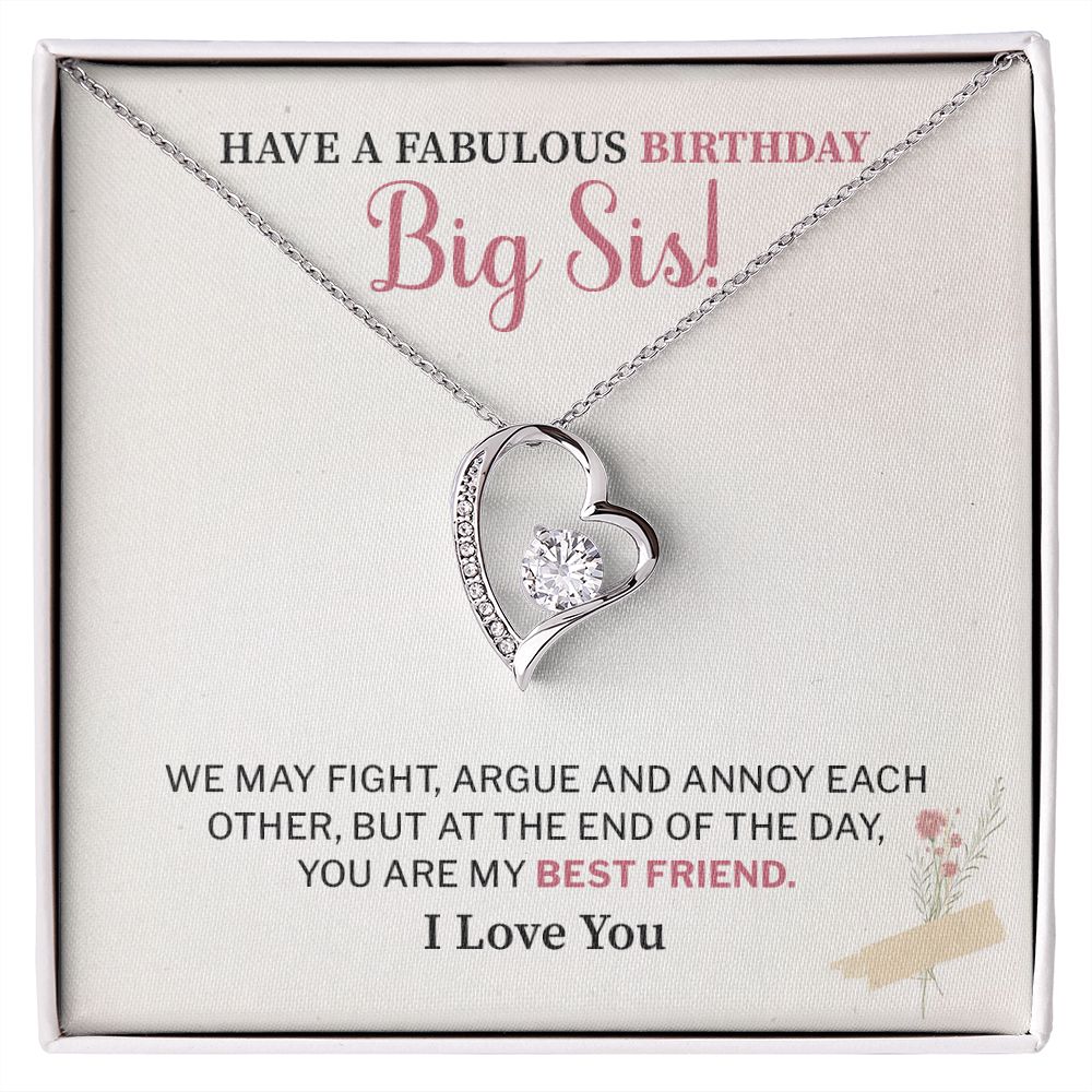 Have a Fabulous Birthday, Best Birthday Pendent Gift for Big Sis