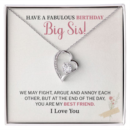 Have a Fabulous Birthday, Best Birthday Pendent Gift for Big Sis