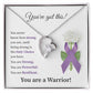 Pancreatic Cancer- Purple Ribbon Awareness