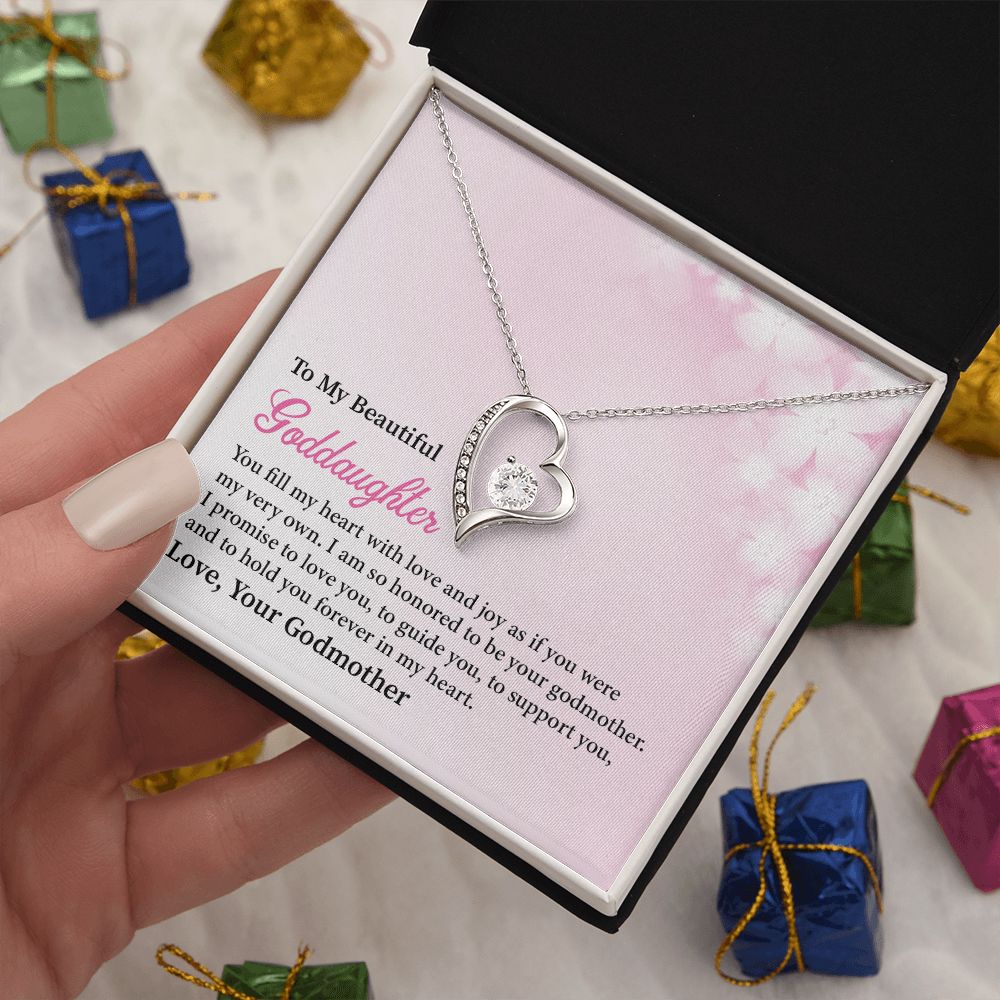 To My Beautiful Goddaughter Forever In My Heart Love, Your Godmother
