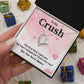 Crush Necklace Gift From Secret Admirer With Message Card