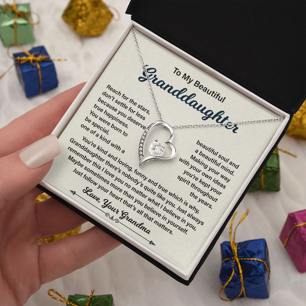 To My Beautiful Granddaughter One Of A kind With A Beautiful Soul And A Beautiful Mine