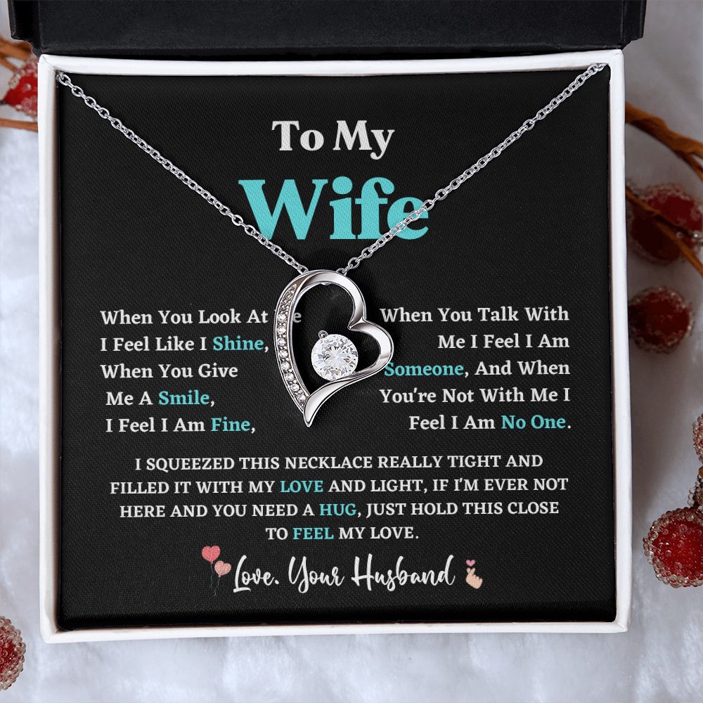 To My Wife Necklace From Husband