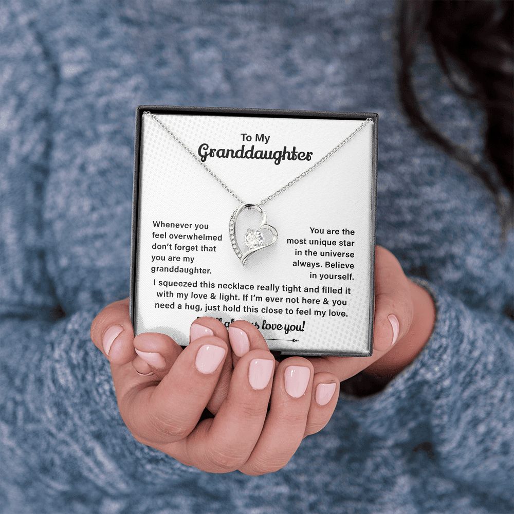 To My Granddaughter Your Are The Most Unique Star in The Universe Always