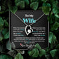 To My Wife Necklace From Husband