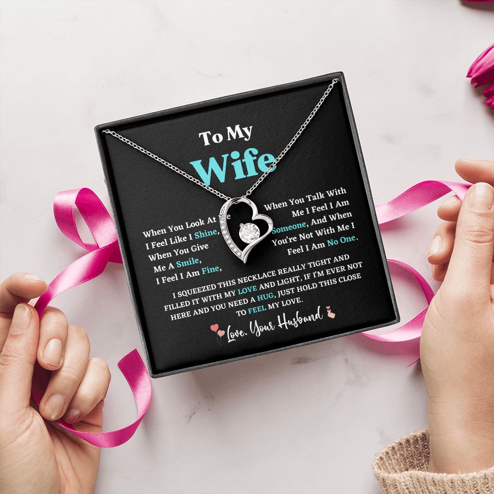 To My Wife Necklace From Husband