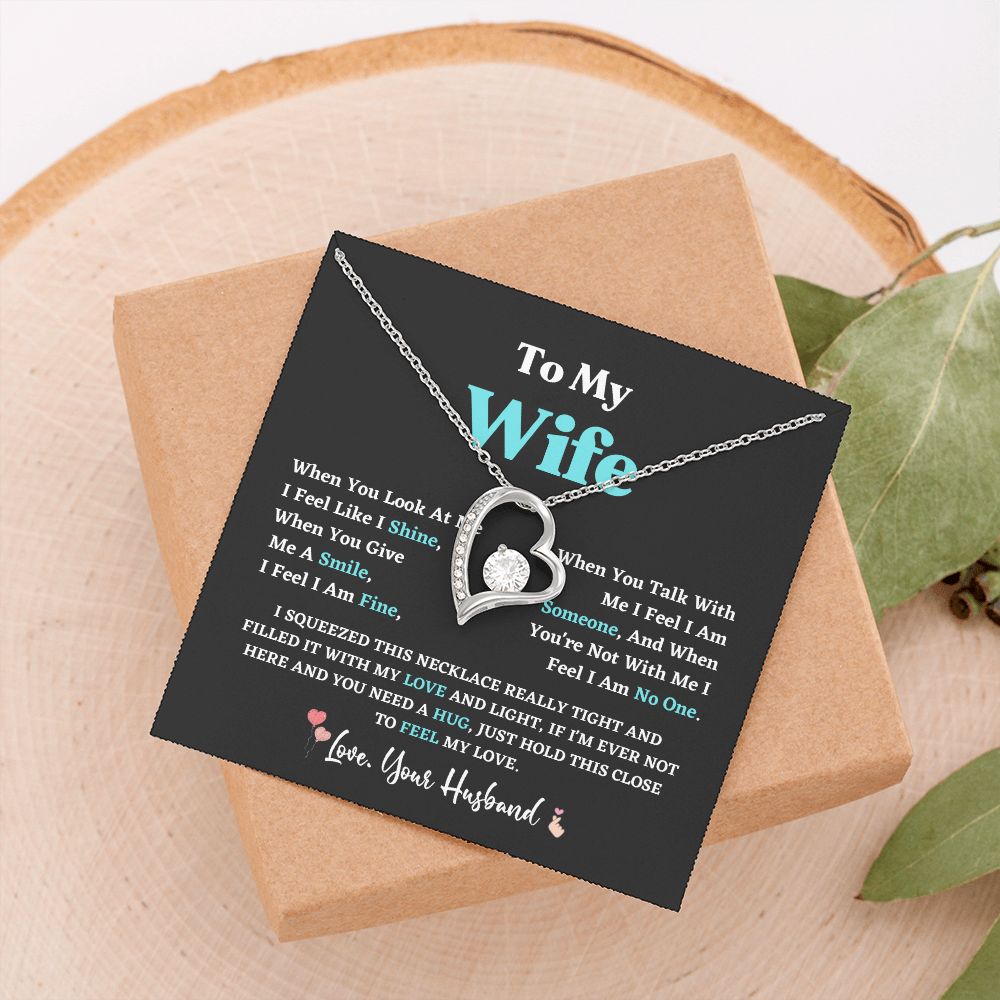 To My Wife Necklace From Husband