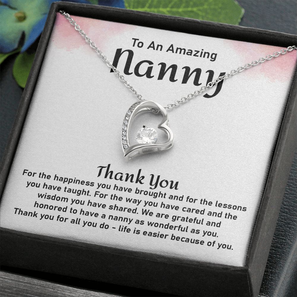 To An Amazing Nanny Thank You For All You Do-Life Is Easier Because Of You