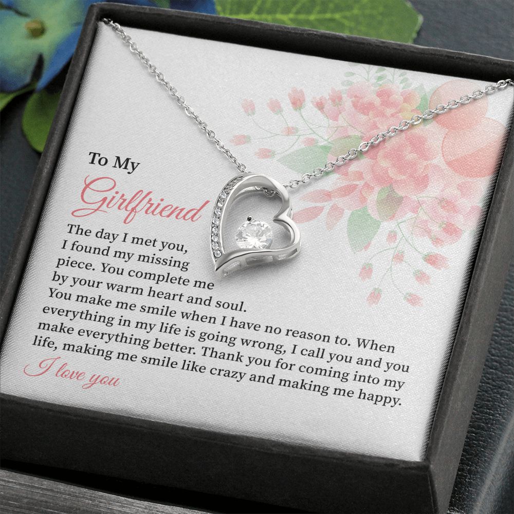 To My Girlfriend Making Me Smile Like Crazy And Making Me Happy, I Love you